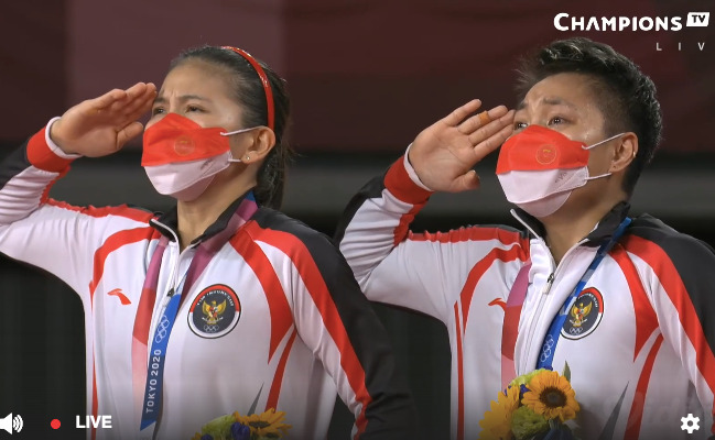 Greysia/Apriyani jaga tradisi emas bulutangkis Olimpiade sejak 1992