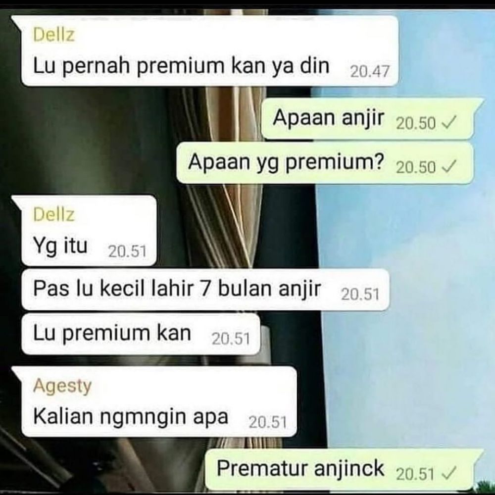 11 Chat lucu temen susah dikasih tahu ini kocak abis