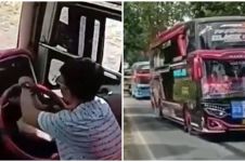 Viral video bus lakukan atraksi oleng, sopirnya langsung dipecat