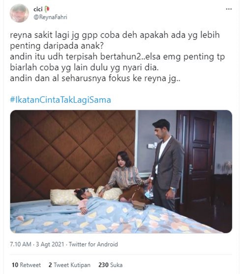 11 Cuitan #IkatanCintaTakLagiSama, alur cerita tak seru seperti dulu