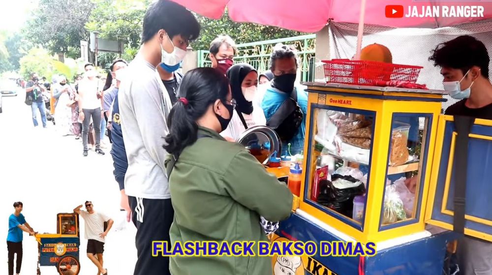 9 Potret terbaru usaha bakso Dimas Ahmad, dari gerobak hingga ada ruko