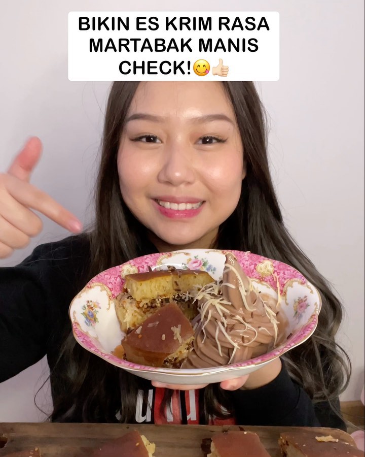 11 Kreasi es krim nyeleneh ala Sisca Kohl, ada rasa pecel lele