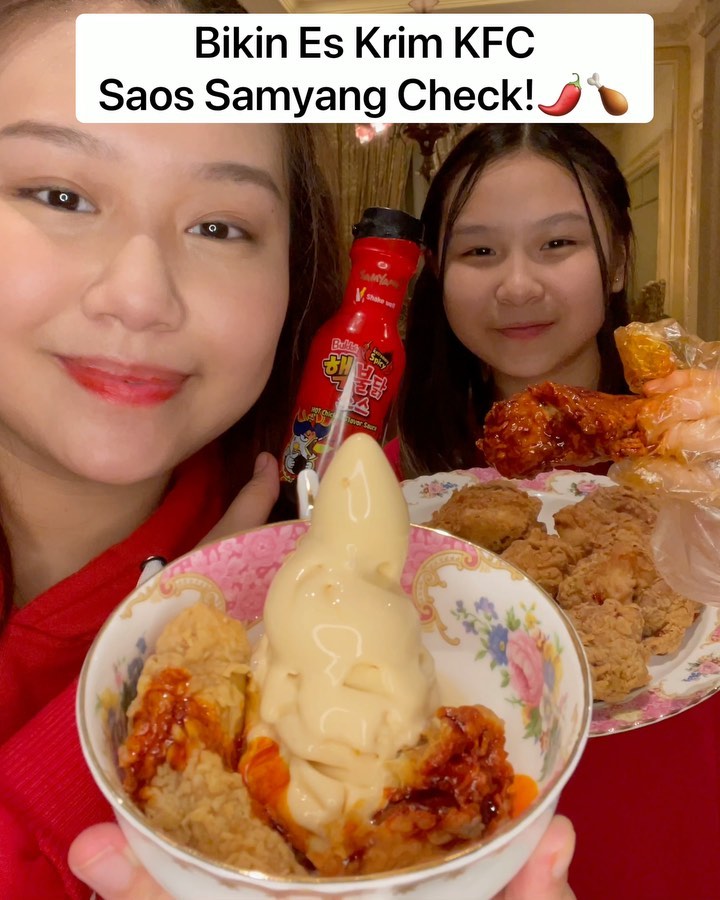 11 Kreasi es krim nyeleneh ala Sisca Kohl, ada rasa pecel lele