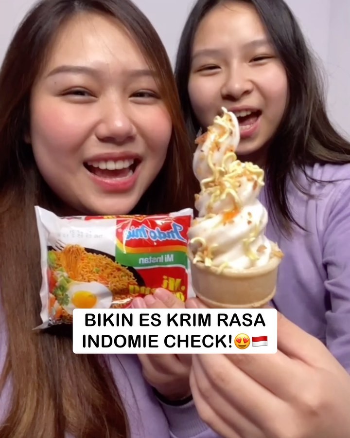 11 Kreasi es krim nyeleneh ala Sisca Kohl, ada rasa pecel lele
