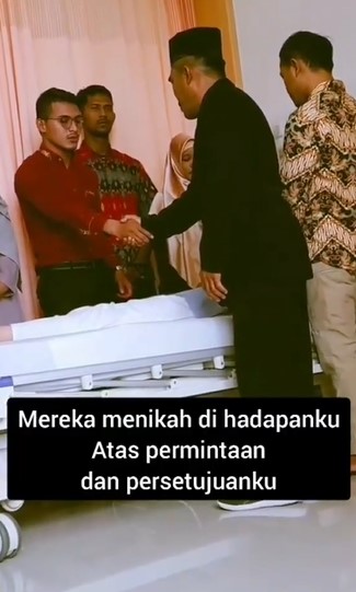 Pilu wanita jadi saksi suami menikah lagi dengan mantan kekasih