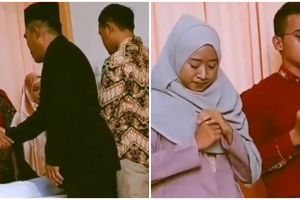 Pilu wanita jadi saksi suami menikah lagi dengan mantan kekasih