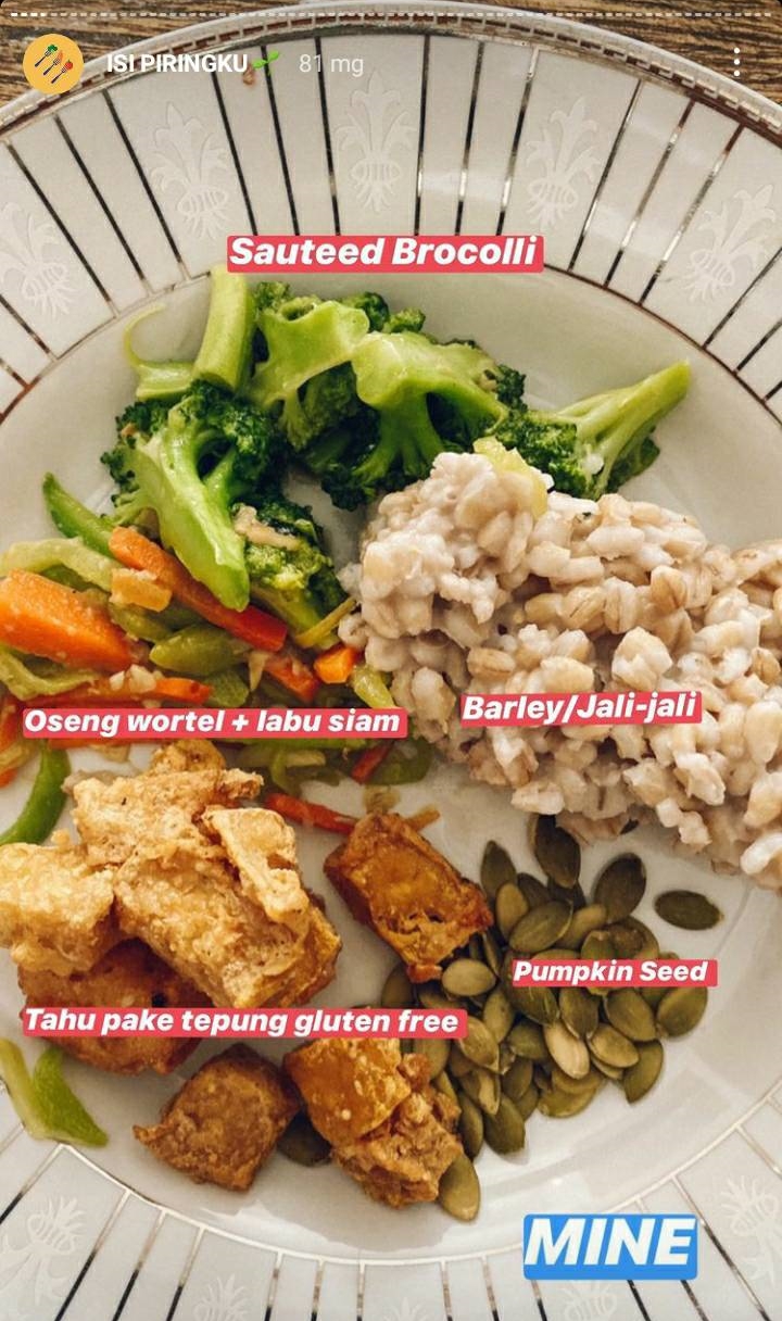 9 Bahan makanan pengganti nasi ala Andien, bikin makin sehat