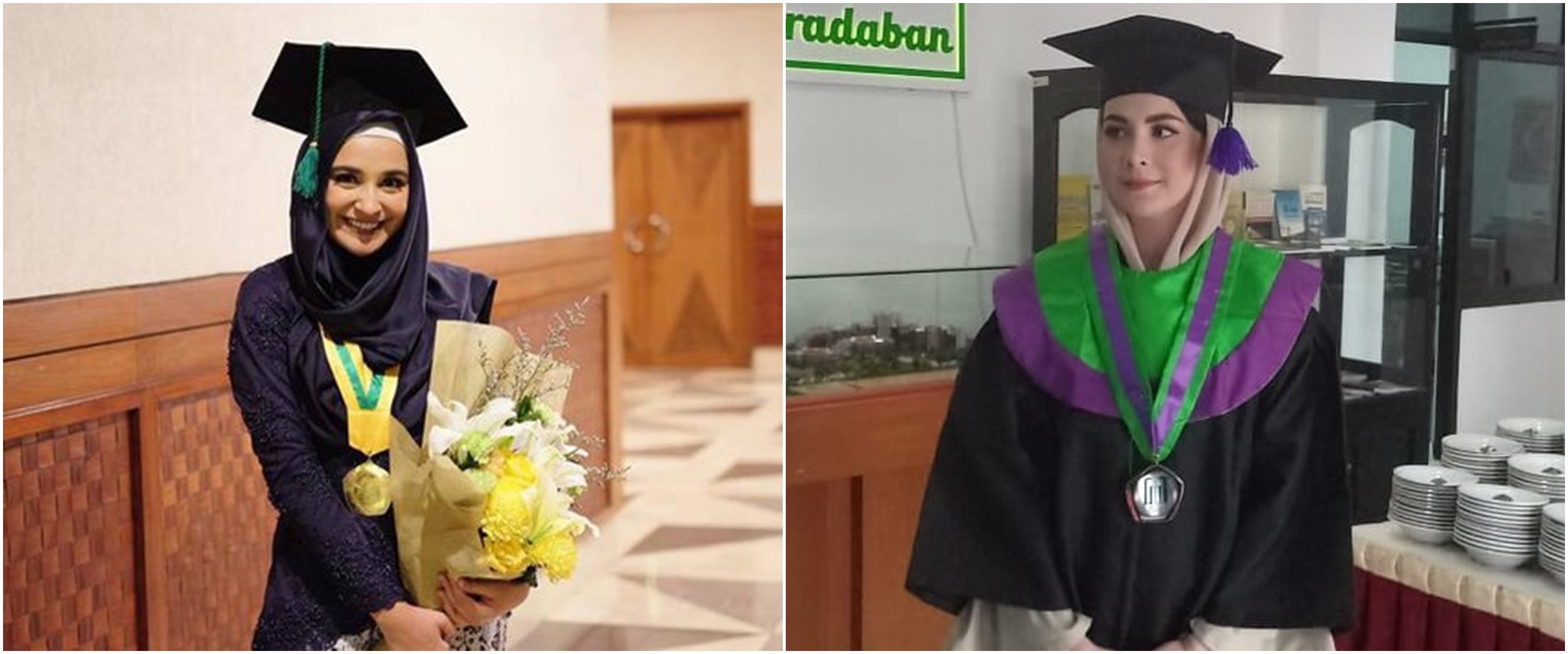Kisah 9 seleb lulus kuliah S1 usai menikah, penuh perjuangan