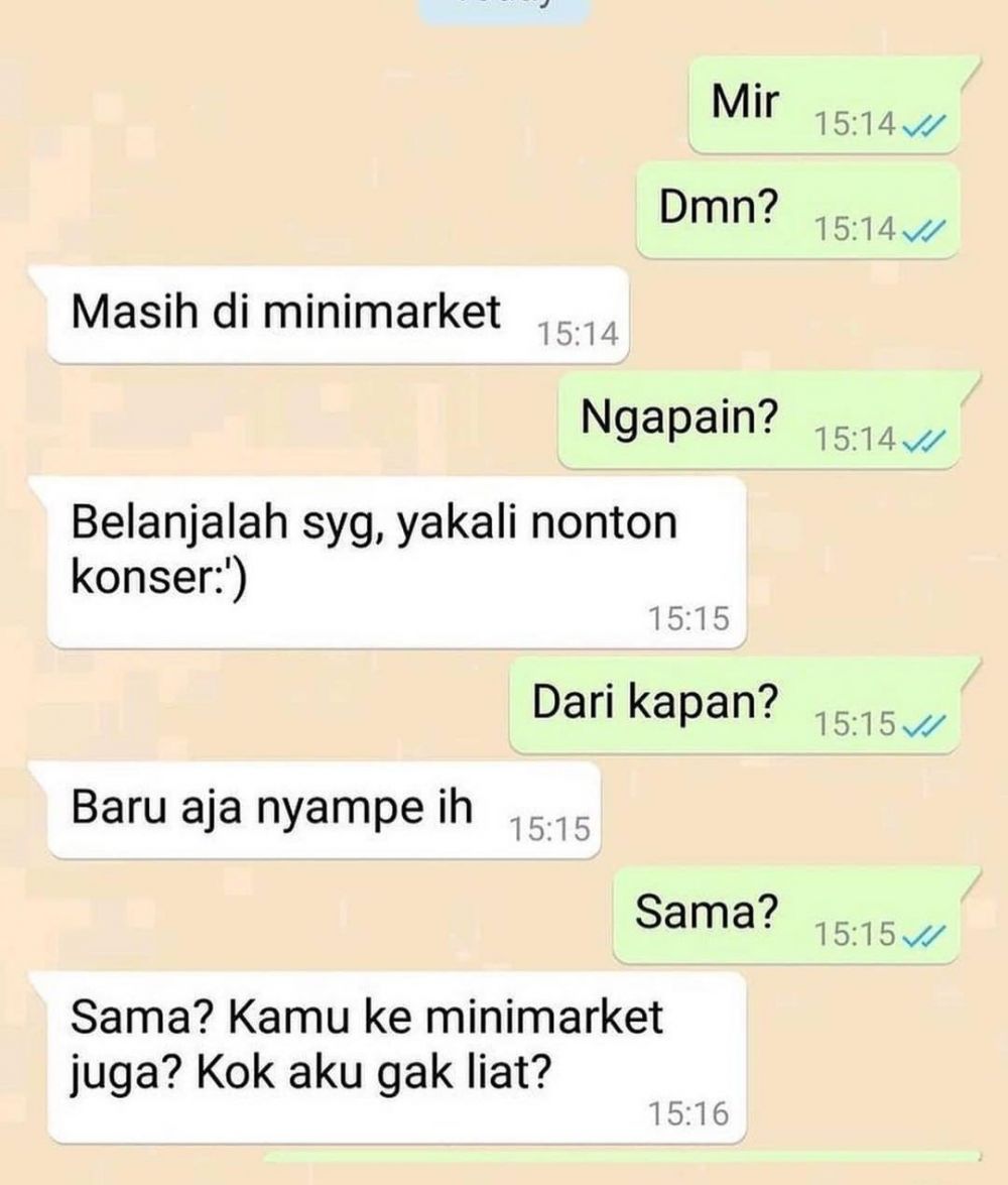 11 Chat lucu temen gagal bohong ini bikin susah nahan tawa
