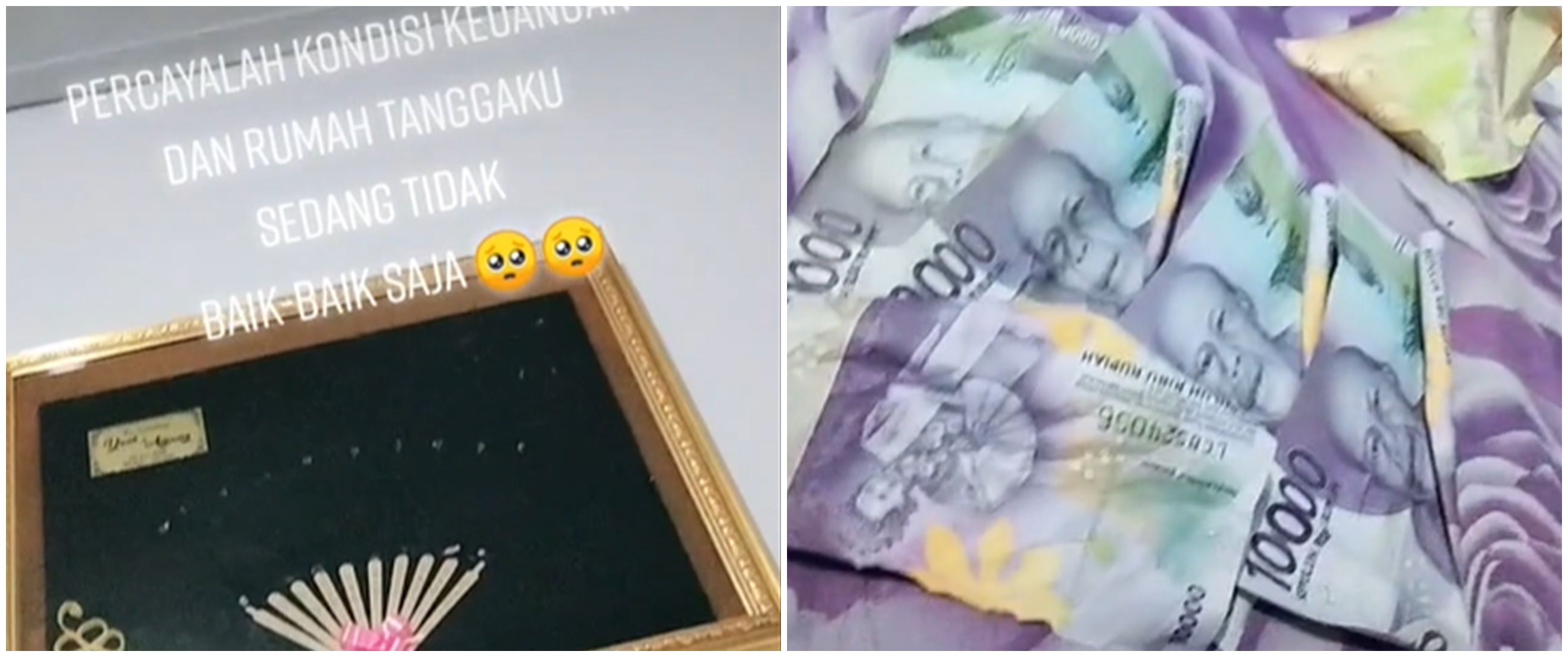 Sedih, uang mahar pernikahan ini dibongkar karena kesulitan ekonomi