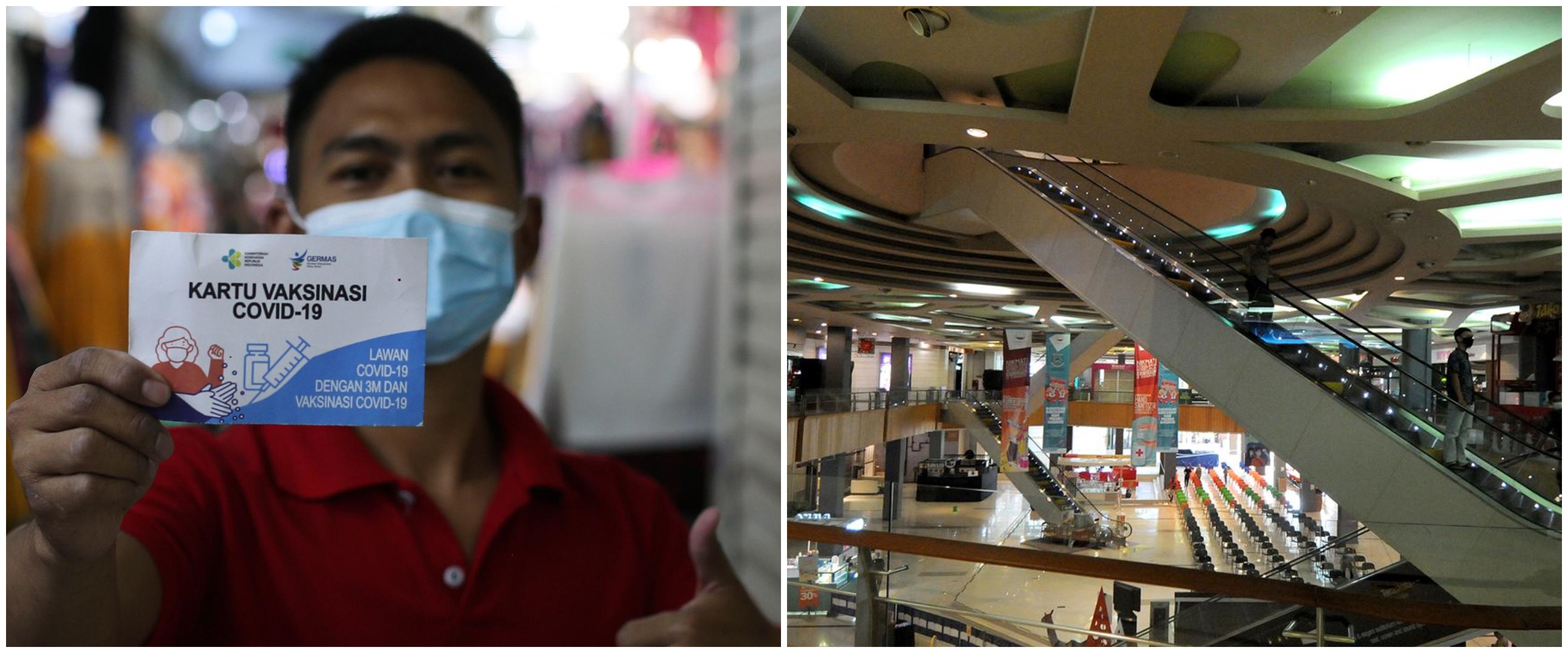 Ini beberapa mal yang sudah wajibkan pengunjung bawa kartu vaksin