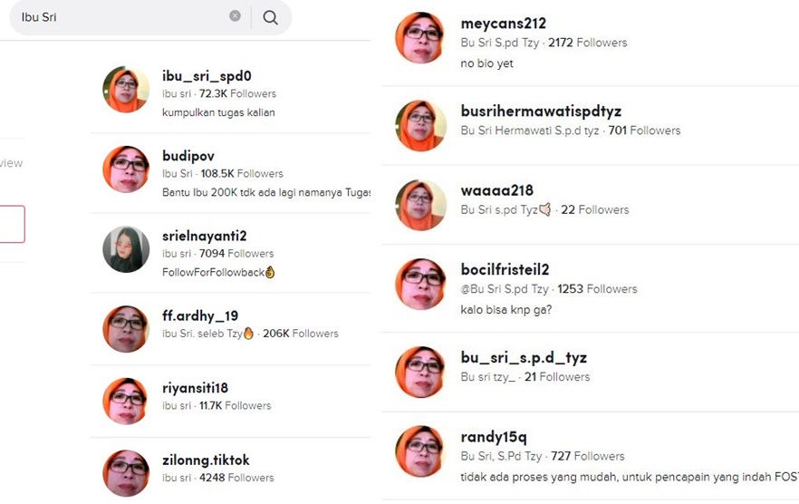 Komentar kocak ibu Sri guru viral TikTok, sosoknya bikin penasaran