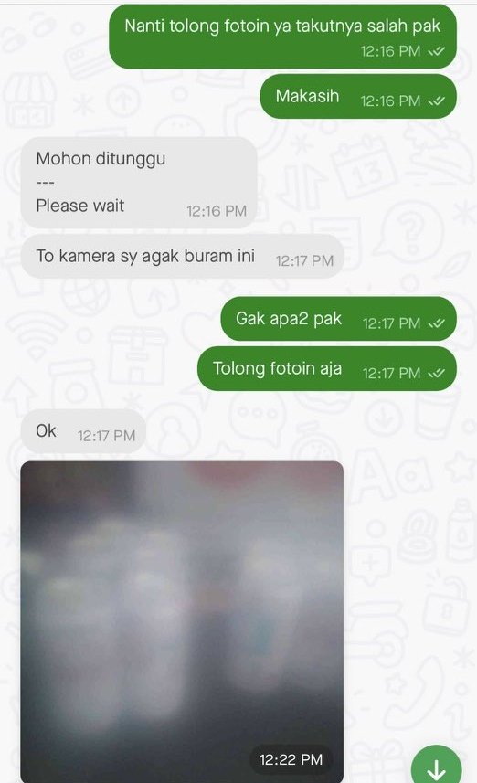 11 Chat lucu pemberitahuan dari driver ojek online ini kocak pol