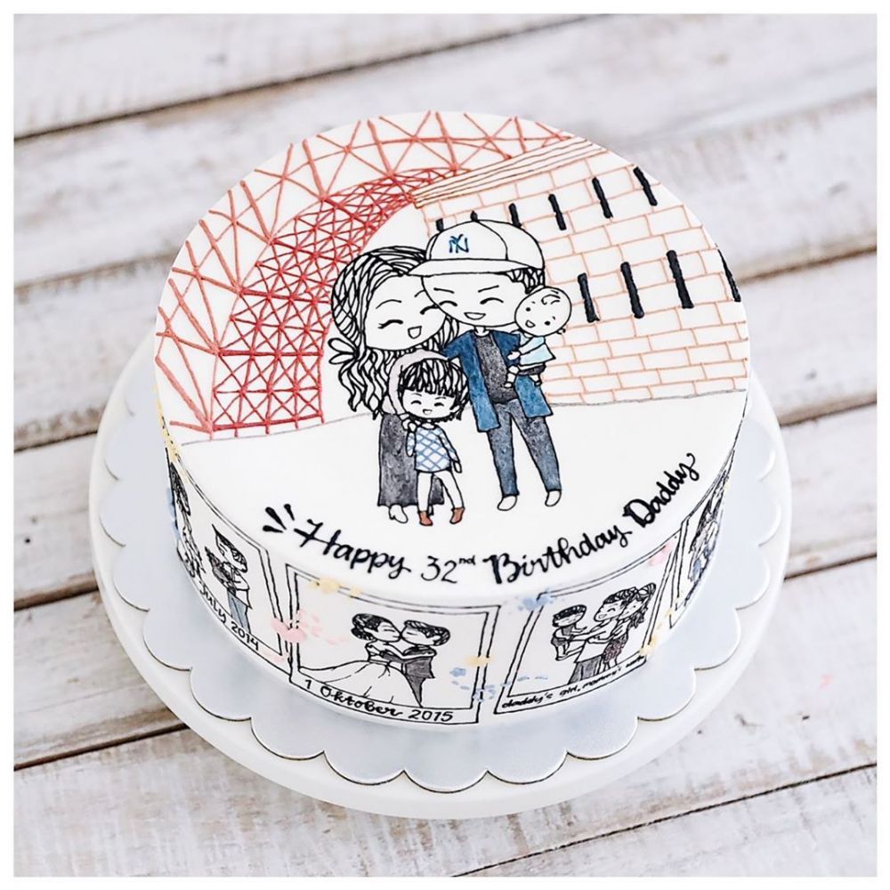 9 Potret kue ulang tahun keluarga Chelsea Olivia dulu hingga kini