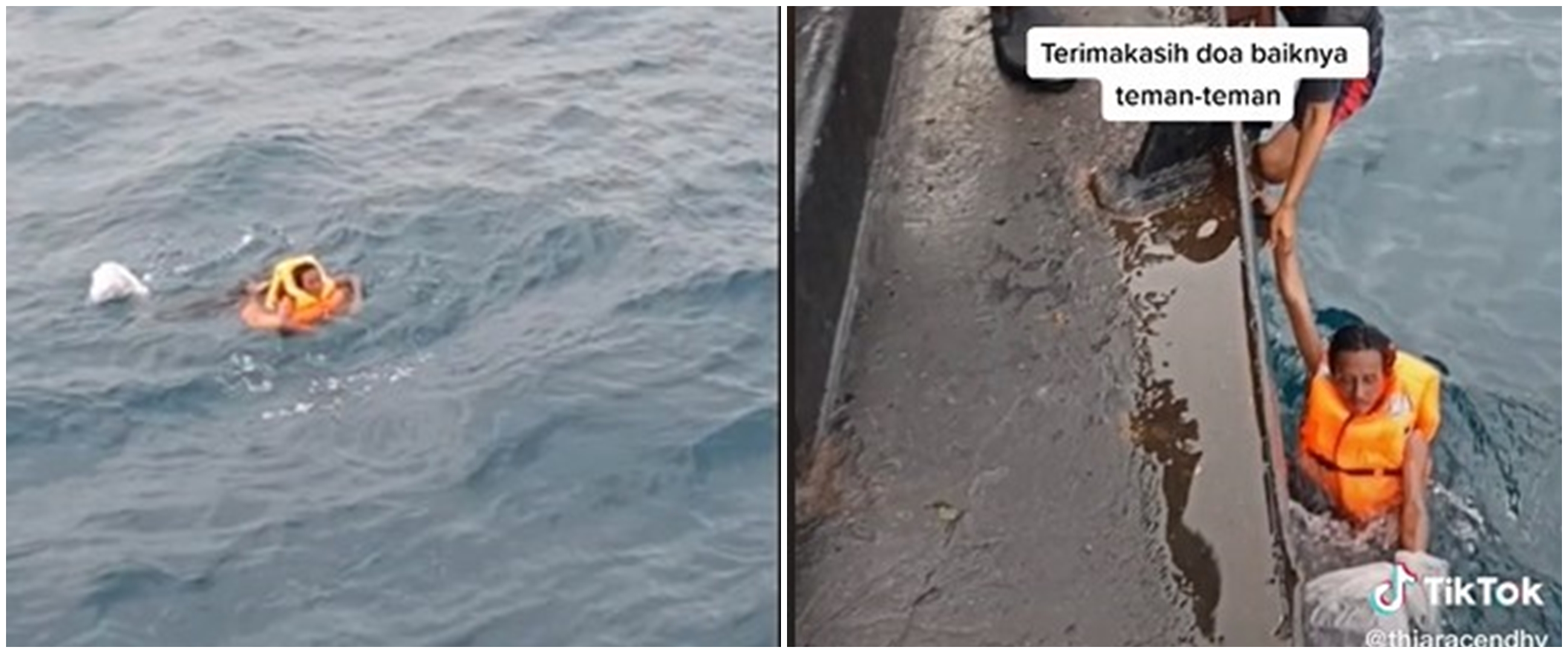 Momen haru nelayan diselamatkan setelah 3 hari mengapung di lautan