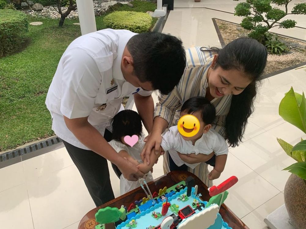 7 Momen Kahiyang Ayu dan Bobby rayakan ultah anak, sederhana banget