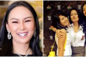 9 Momen Kalina Oktarani nostalgia reuni sekolah, pakai seragam SMA