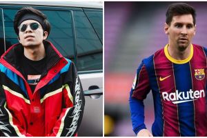 Foto editan Lionel Messi gabung klub bola Atta Halilintar, auto heboh