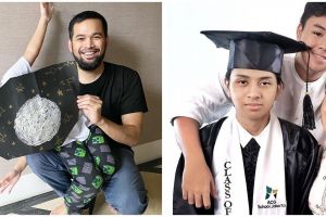 Momen 9 seleb dampingi anak sekolah online, gaya Sarwendah sederhana