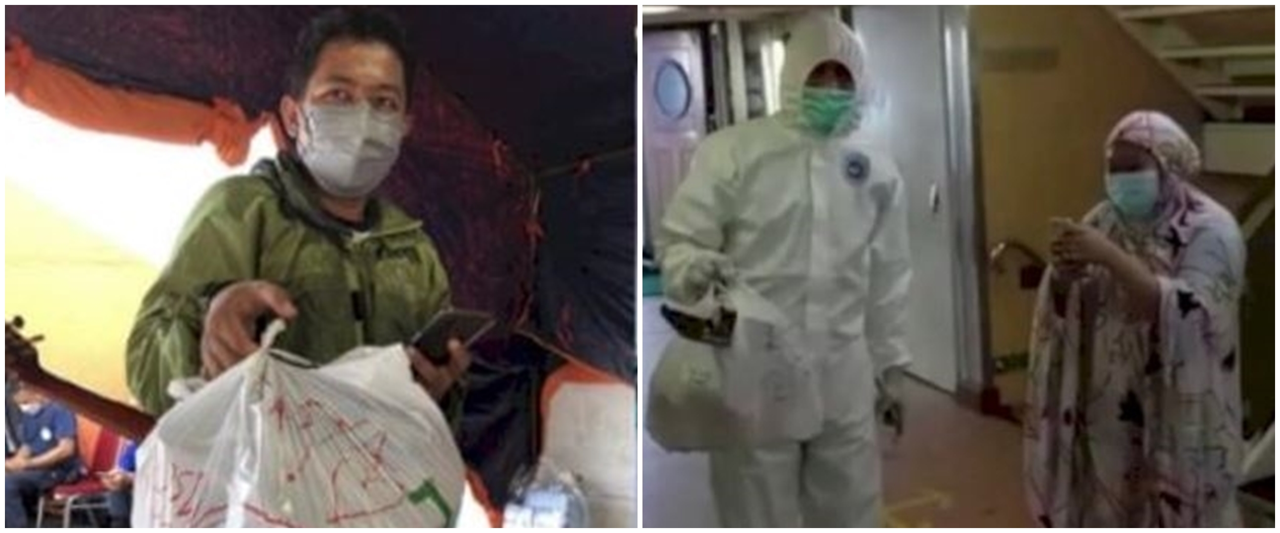 Kisah pria lamar pacar yang sedang isolasi di kapal apung, penuh haru