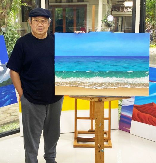 5 Lukisan terbaru karya Susilo Bambang Yudhoyono, panen pujian