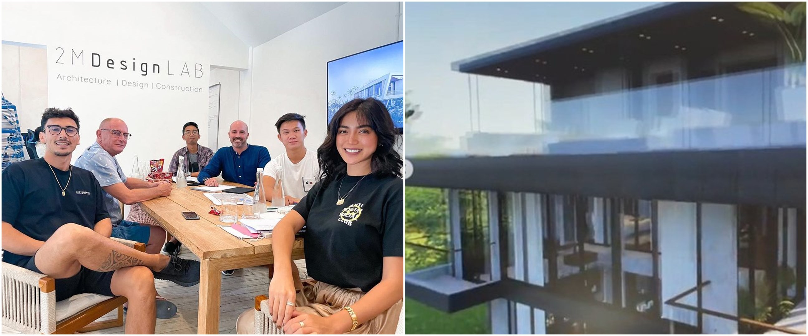11 Potret desain rumah baru Jessica Iskandar, tropis modern 3 lantai