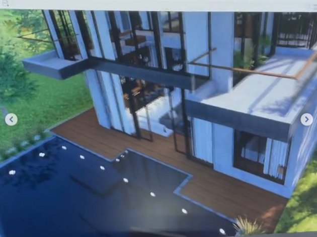 11 Potret desain rumah baru Jessica Iskandar, tropis modern 3 lantai