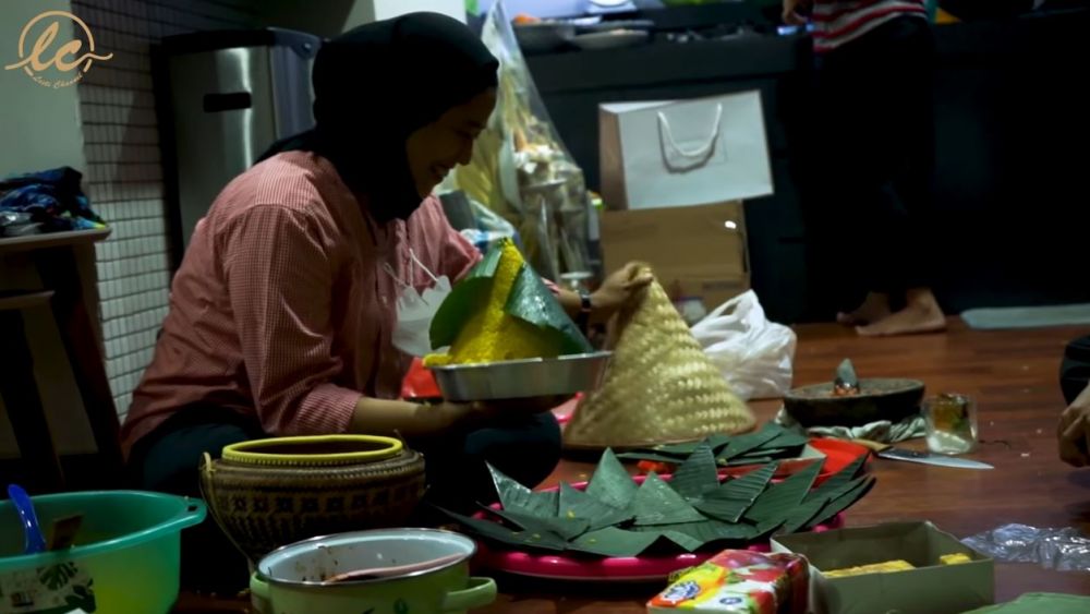 7 Potret hidangan ultah Lesty Kejora, sederhana dan masak sendiri
