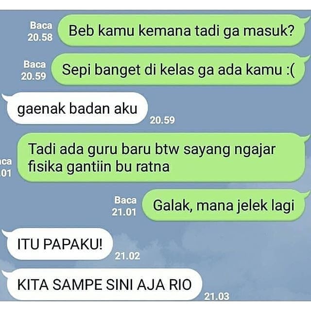 11 Chat lucu pacar nggak nyambung ini bikin naik darah