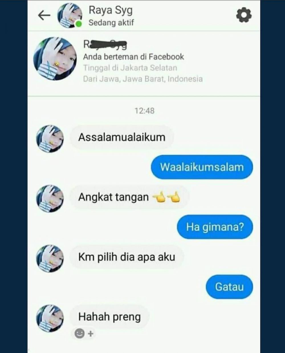 11 Chat lucu pacar nggak nyambung ini bikin naik darah