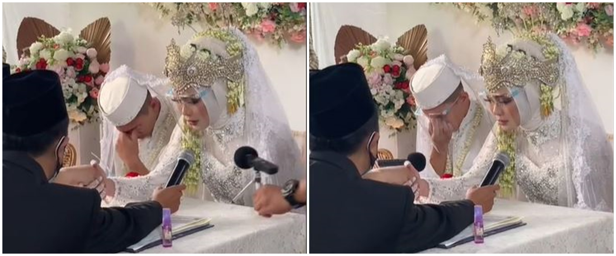 Ayah sudah tiada, momen pengantin izin diwalikan nikah ini bikin haru