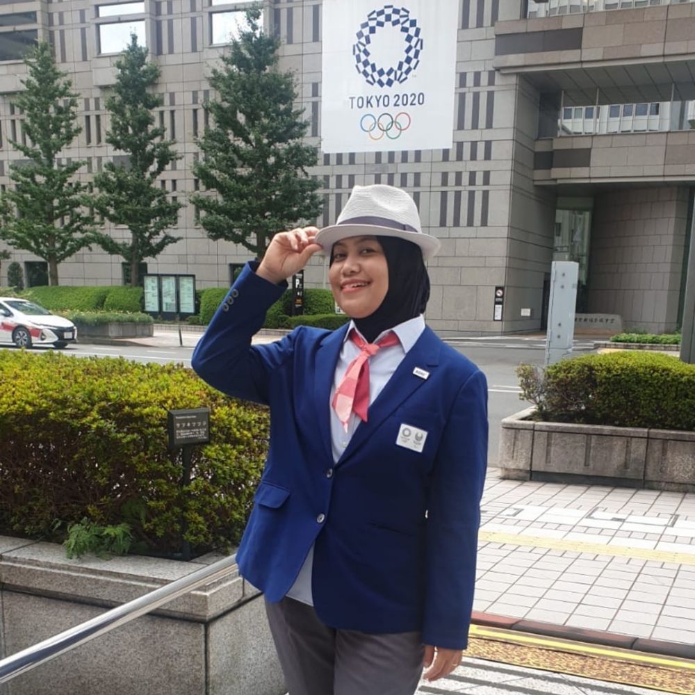 Kisah Qomarul Lailah, guru SD yang sukses jadi wasit Olimpiade Tokyo