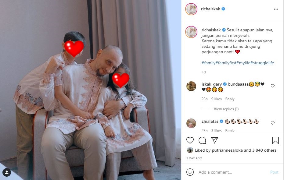 Gary Iskak sembuh dari hepatitis C, begini ungkapan haru Richa Novisha