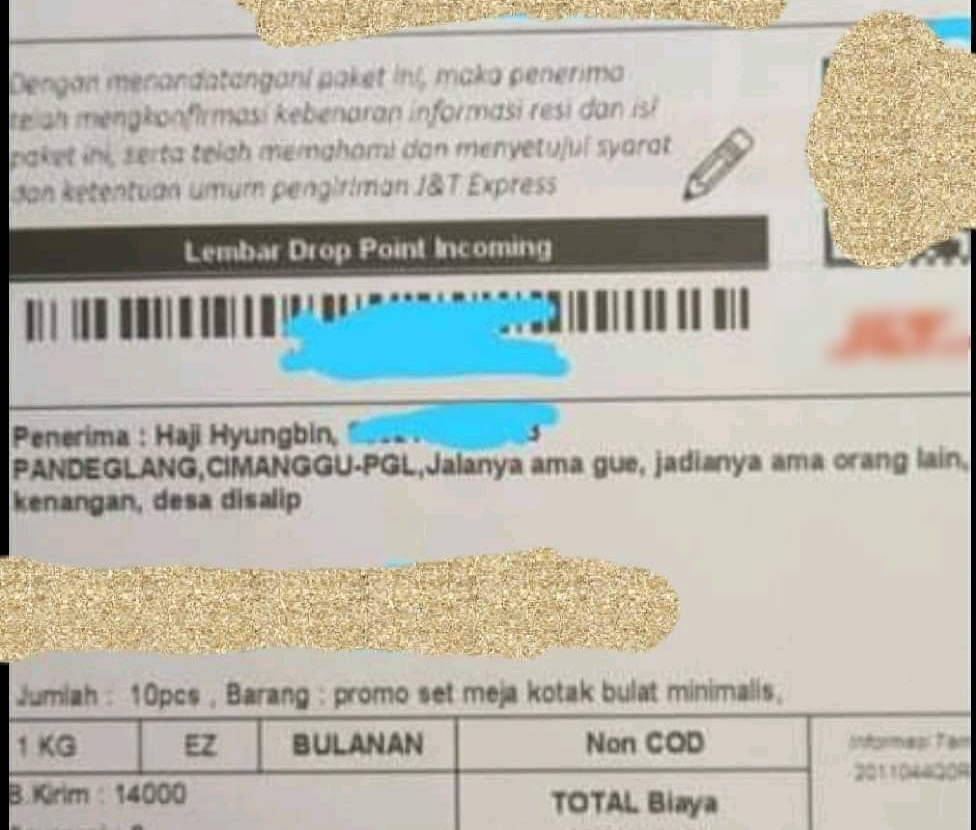 11 Curhatan lucu di alamat paket, bikin kurir pusing tujuh keliling