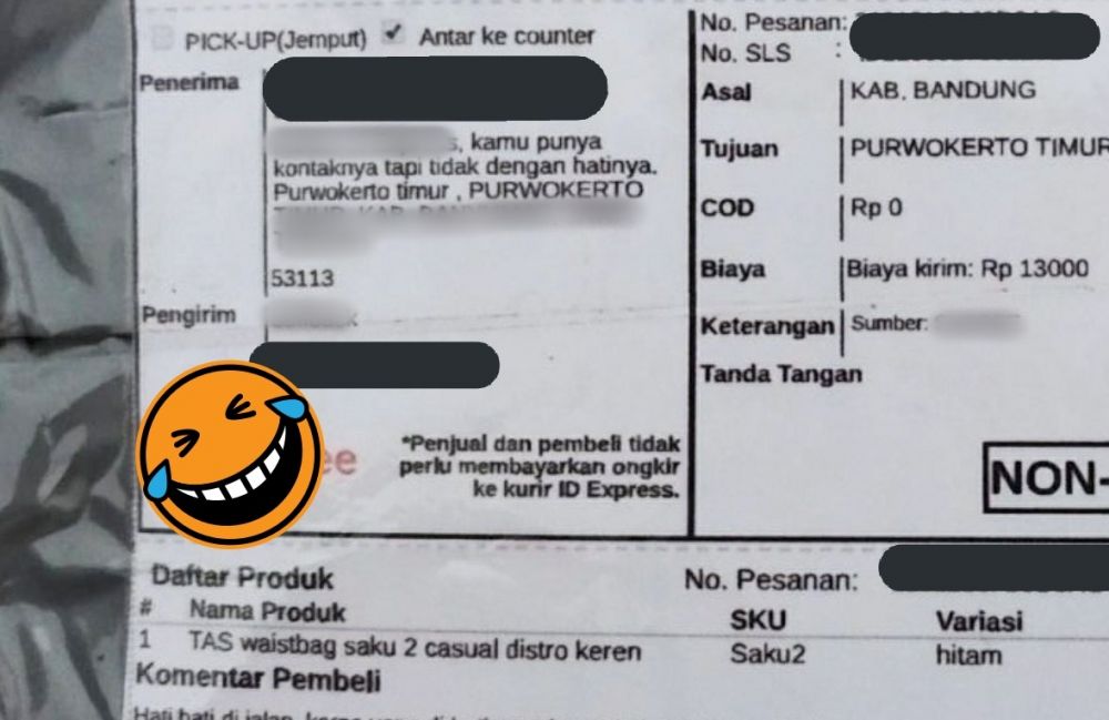 11 Curhatan lucu di alamat paket, bikin kurir pusing tujuh keliling