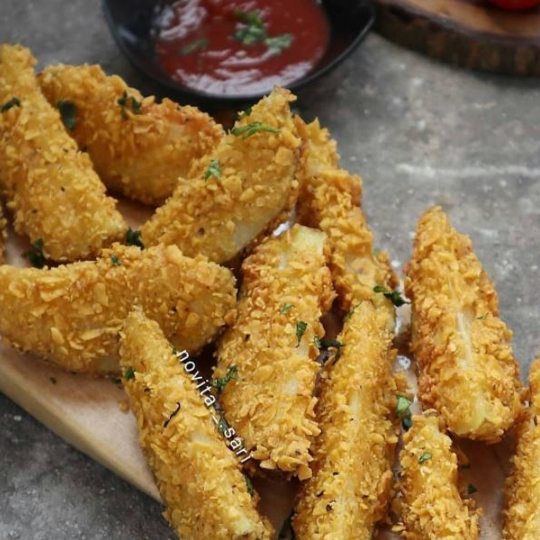 21 Resep potato wedges ala kafe, lezat, gurih, dan bikin nagih