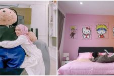 9 Potret kamar Lesty Kejora di tiga rumah berbeda, serba Hello Kitty