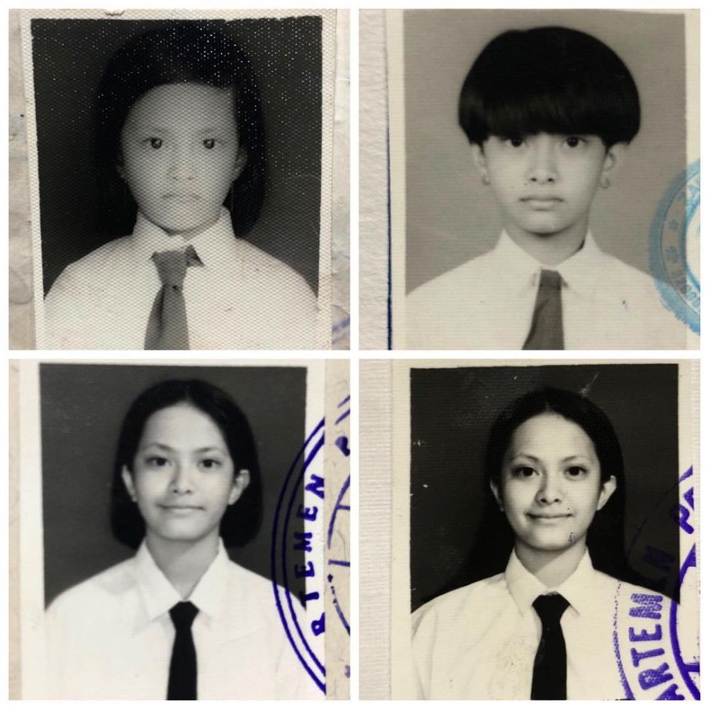 Potret pasfoto 9 seleb saat TK, gaya rambut Najwa Shihab ikonik