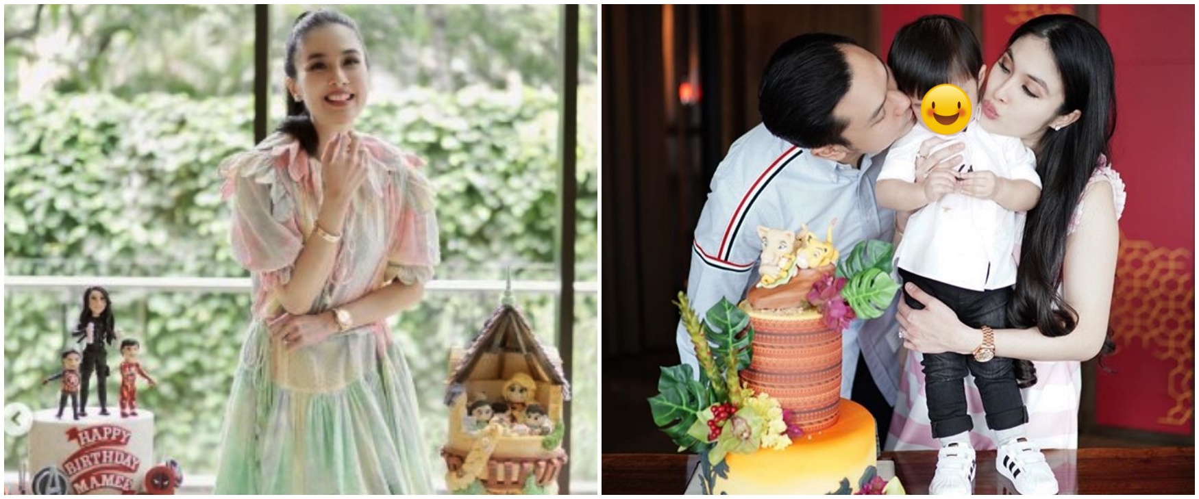 9 Potret kue ultah Sandra Dewi dari tahun ke tahun, bertema Disney