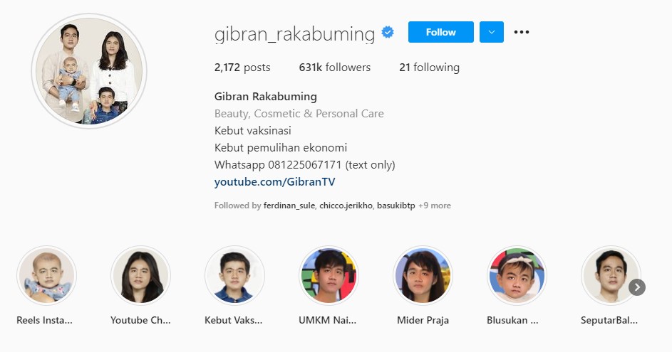 Gibran Rakabuming edit foto keluarga jadi wajahnya, hasilnya kocak