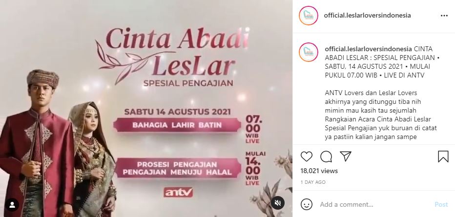 Terungkap rangkaian acara pernikahan Lesty Kejora dan Rizky Billar