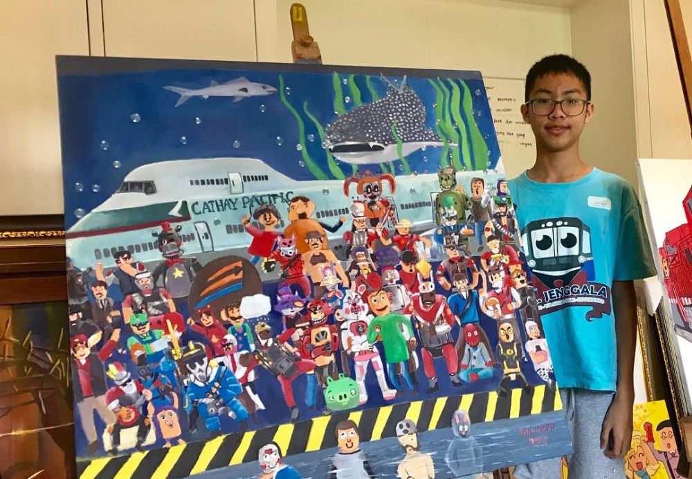 5 Fakta pelukis penderita autis yang berbagi pengalaman lewat galeri