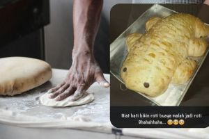 9 Kreasi roti buaya ala netizen +62, tak sesuai ekspektasi tapi lucu