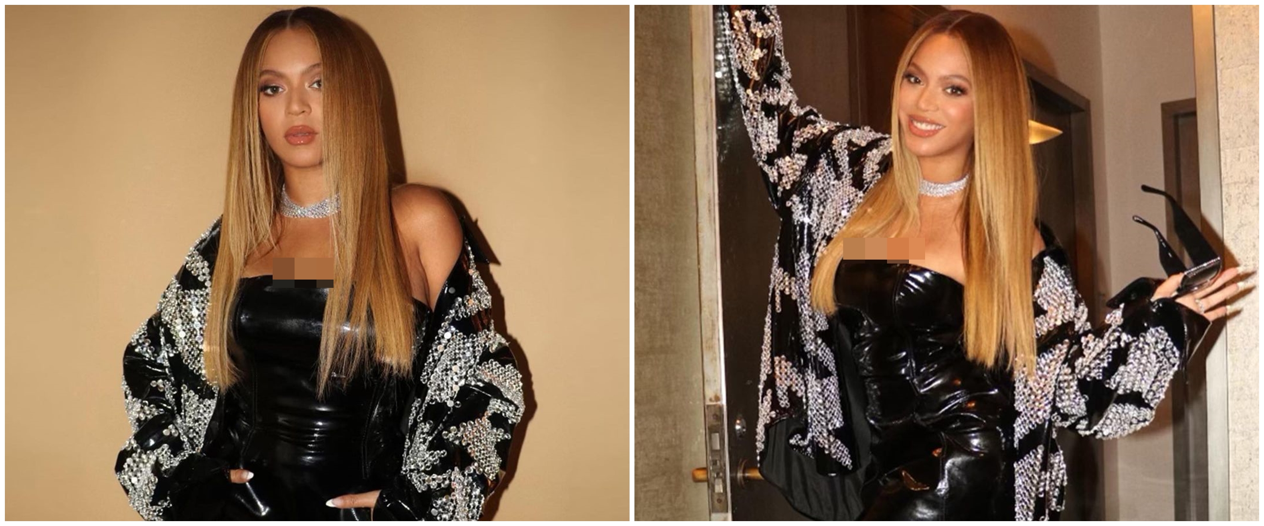 Potret Beyonce pakai dress karya Peggy Hartanto, desainer Indonesia