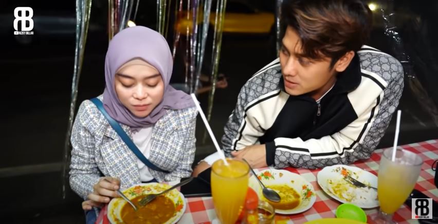 7 Momen Lesty-Billar kulineran di pinggir jalan, romantis