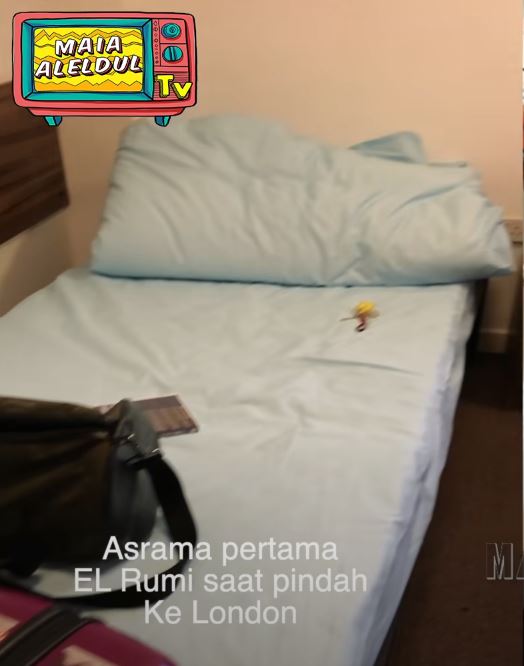 5 Potret kamar El Rumi saat kuliah di London, sempit dan sederhana