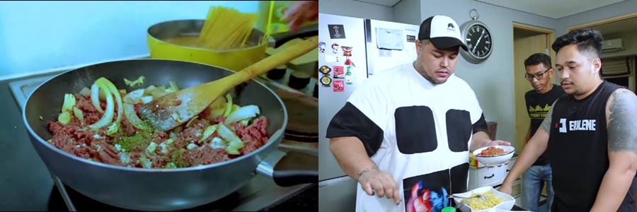 Momen 7 seleb masak untuk karyawan, ada yang habis Rp 1 juta