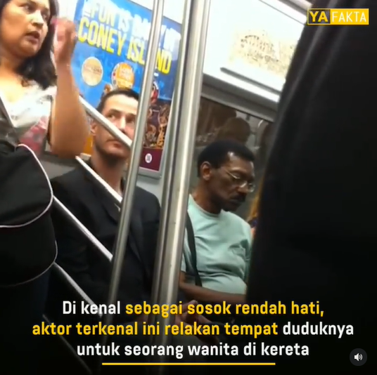 Viral video lawas Keanu Reeves di kereta, aksinya tuai pujian