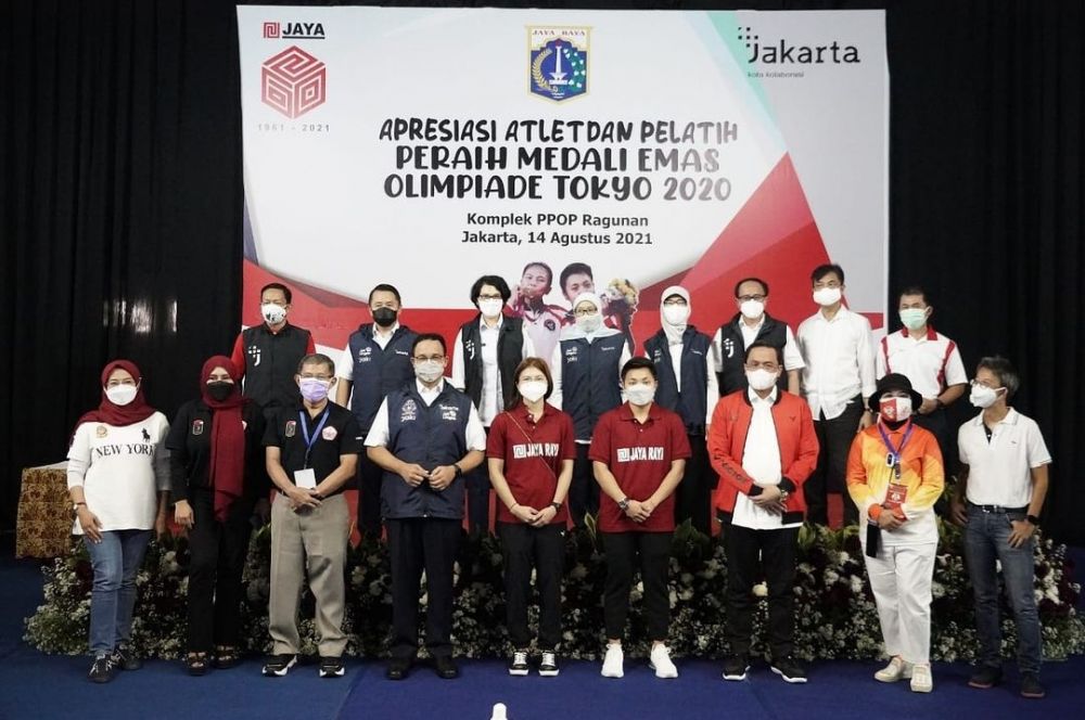 9 Momen peresmian gedung emas Greysia Polii dan Apriyani, penuh haru