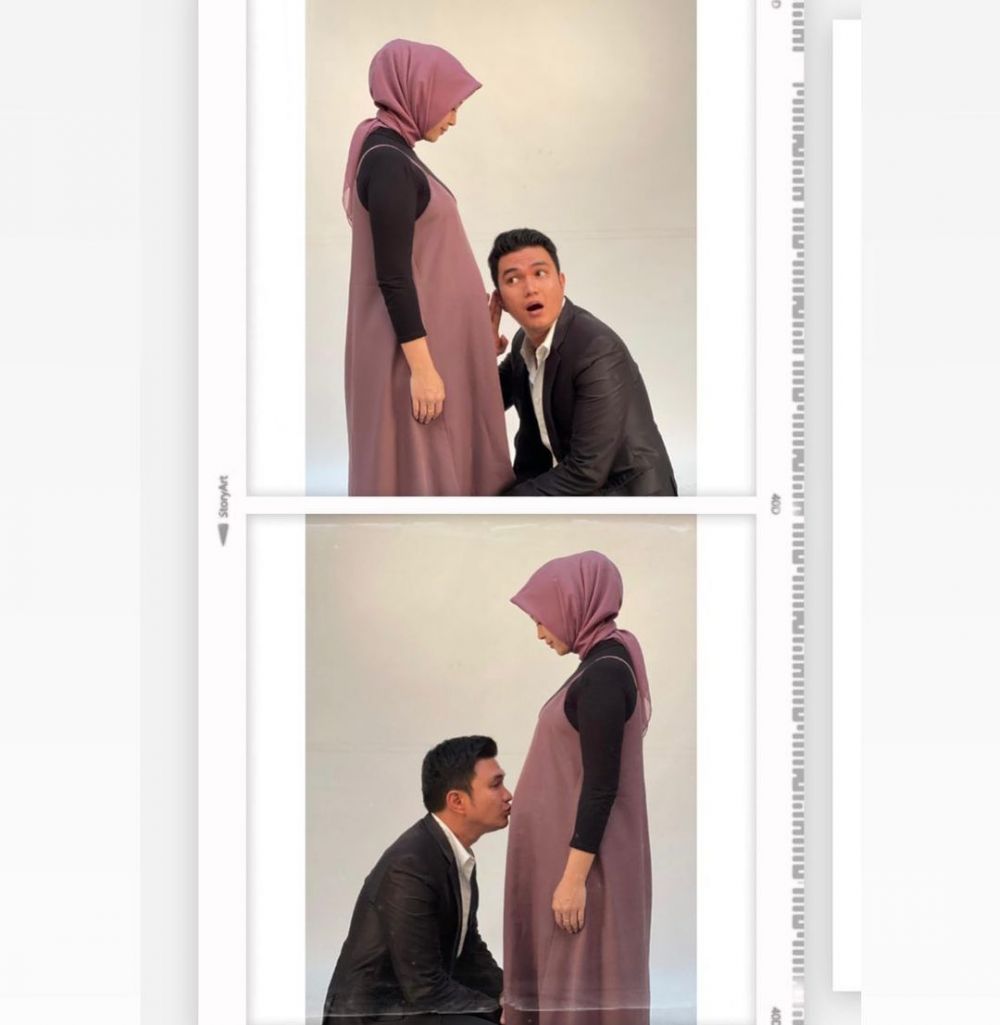 7 Momen istri Aldi Taher melahirkan anak pertama, banjir doa